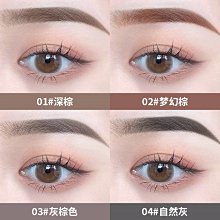 現貨熱銷-眉粉三色防汗防水持久不脫色修容鼻影高光三合一眉筆初學 歷史價格詳細信息