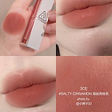 3CE 絲絨唇釉 2017新款 4g 唇蜜 唇膏 【午安。小姐】 歷史價格詳細信息