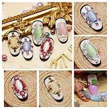 日系同款《 KH-410 香檳金蝴蝶結 》 進口金屬指甲貼飾 凝膠美甲水晶材料用品 歷史價格詳細信息