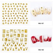 美甲樂園福利社~ 貼紙簿 WG 悄悄話 玫瑰金 英文字 百搭線條 背膠貼紙 美甲材料 歷史價格詳細信息