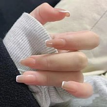 手工穿戴甲簡約風色塊塗鴉霧霾藍色顯白大方精致可拆卸定制純手工 歷史價格詳細信息
