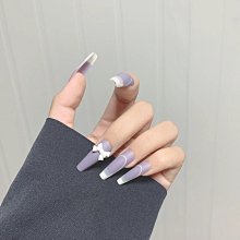 ins穿戴式果凍膠美甲成品女可反復拆卸假指甲貼片可取帶防水甲片~特價~美家小鋪 歷史價格詳細信息