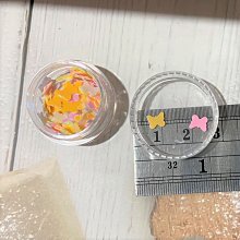 美甲材料 美甲飾品 美甲飾品蝴蝶 12色5mm漸變幻彩薄片 色彩蝴蝶飾品insST001【滿200元發貨】 歷史價格詳細信息
