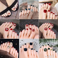 腳指甲貼片成品可拆卸穿戴甲腳趾甲片美甲2024新款夏天高級感顯白-瑞芬好物家居 歷史價格詳細信息