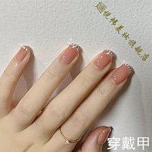 美甲成品美甲貼片學生假指甲穿戴美甲防水黑色甜酷可拆卸重復使用 指甲貼片 美甲片 指甲貼299 LX063 歷史價格詳細信息