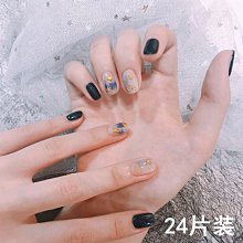 現貨 美甲貼穿戴式假指甲美甲貼片美甲貼24片裝酒紅吊墜美甲車厘子酒紅顯白指甲貼送女友 酒紅閃粉吊墜 13背膠款簡約 歷史價格詳細信息