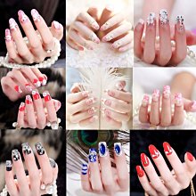 現貨 美甲貼穿戴式假指甲美甲貼片美甲貼24片裝酒紅吊墜美甲車厘子酒紅顯白指甲貼送女友 酒紅閃粉吊墜 13背膠款簡約 歷史價格詳細信息