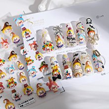 美甲材料 美甲飾品 新款美甲飾品 ins日系彩色愛心網紅棋盤格百搭格紋指甲飾品ST001【滿200元發貨】 歷史價格詳細信息