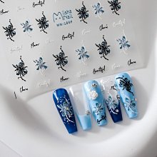 新款 美甲花朵貼紙 花朵花瓣系列 造型貼紙 3D立體浪漫優雅貼紙 超薄少女網紅裝飾品指甲貼紙 歷史價格詳細信息