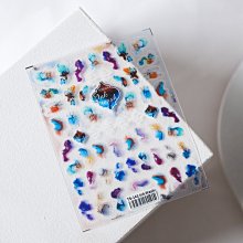 日系5D立體浮雕貼紙 聖誕貼紙 美甲貼紙 高品質 網紅熱銷 DIY背膠貼紙 NailsMall 歷史價格詳細信息