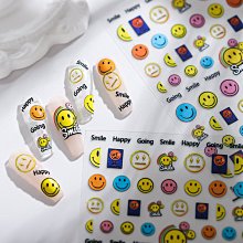 立體美甲貼紙，2020年最新款～※日系個性文字英文貼紙※～有7款可選，CA645-648；WG436-438下標區 歷史價格詳細信息