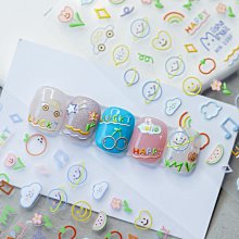 立體美甲貼紙，2020年最新款～※日系個性文字英文貼紙※～有7款可選，CA645-648；WG436-438下標區 歷史價格詳細信息
