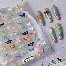 美甲材料 美甲飾品 新款美甲飾品蝴蝶 12格粉色蝴蝶diy美甲配件美甲飾品nailST001【滿200元發貨】 歷史價格詳細信息