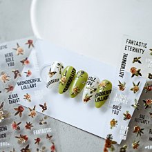 立體美甲貼紙，2020年最新款～※日系個性文字英文貼紙※～有7款可選，CA645-648；WG436-438下標區 歷史價格詳細信息