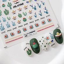 美甲材料 指甲貼紙 美甲貼紙 熱銷美甲5D背膠貼浮雕彩色圣誕雪花雪人小鳥禮物立體雕花ST001【滿200元發貨】 歷史價格詳細信息