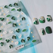 #新品#美甲材料 美甲貼 指甲貼紙  美甲貼紙 日系5D潮流指甲貼紙pro磨砂薄透浮雕美甲貼美杜莎TS0211073 MJ027 歷史價格詳細信息