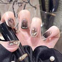 純手工美甲穿戴甲假指甲貼片美甲成品爆閃鉆鏤空魔鏡粉愛心可拆卸穿戴甲 美甲貼 假指甲 指甲貼紙 指甲貼片 穿戴指甲 美甲片 歷史價格詳細信息