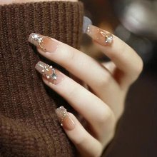 【純手工實拍】手工穿戴甲片ins短款貓眼美甲貼片高級感成品指甲 指甲貼片 美甲片 指甲貼23 LX063 歷史價格詳細信息