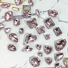 網紅新尖底異形淺粉色混合美甲歪心鉆指甲水晶閃鉆立體鉆大鉆夢歌家居館 價格比較,價格查詢,歷史價格詳細信息