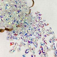 新款平底異形美甲冰透紫幻彩菱形馬眼桃心水滴款式30顆指甲鉆夢歌家居館 歷史價格詳細信息