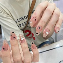 穿戴甲 小紅書爆款 指甲貼片 穿戴式 可拆卸 長款閃耀蝴碟結 假指甲 美甲片 歷史價格詳細信息