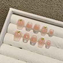 熱銷直出 溫柔恬靜風美甲假指甲貼片冰透漸變法式可拆卸穿戴甲片成品甲 美甲貼滿299元出貨 歷史價格詳細信息