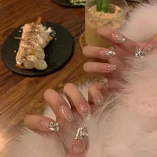 純手工光療穿戴甲星光法式貓眼穿戴甲成品重復使用美甲貼短款 指甲貼片 美甲片 指甲貼246 LX063 歷史價格詳細信息