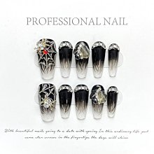 手工穿戴甲 暗黑Y2K甜酷辣妹美樂蒂指甲美甲貼片成品 美甲貼片 指甲貼片 美甲片 穿戴甲 指甲貼 美甲貼 NK064 歷史價格詳細信息