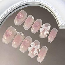 純手工穿戴甲短款學生美甲貼片成品氣質小香風顯白紅色甲片可拆卸 指甲貼片 美甲片 指甲貼187 LX063 歷史價格詳細信息