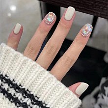 手工穿戴甲爆款極光愛心美甲成品貼片學生新娘孕婦光療美甲可拆卸 指甲貼片 美甲片 指甲貼322 LX063 歷史價格詳細信息