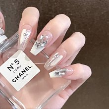穿戴爆款高級法式指甲貼片新款顯白ins美甲手工可拆卸甲片成品 歷史價格詳細信息