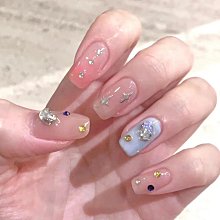 手工光療美甲片 小紅書桃心珍珠少女 顯白防水穿戴甲 歷史價格詳細信息