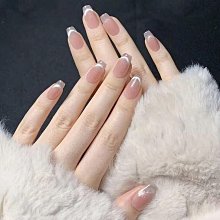 星光法式貓眼指甲貼紙ins風可愛純手工穿戴甲孕婦學生可戴高級 指甲貼片 美甲片 指甲貼391 LX063 歷史價格詳細信息