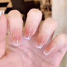 穿戴甲 小紅書爆款 指甲貼片 穿戴式 可拆卸 長款閃耀蝴碟結 假指甲 美甲片 歷史價格詳細信息
