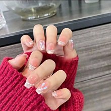 純手工光療穿戴甲星光法式貓眼穿戴甲成品重復使用美甲貼短款 指甲貼片 美甲片 指甲貼246 LX063 歷史價格詳細信息