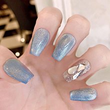 【純手工實拍】手工穿戴甲水冰月蝴蝶結短款光療美甲成品貼片法式 指甲貼片 美甲片 指甲貼27 LX063 歷史價格詳細信息