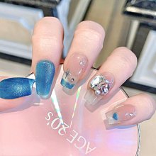 【純手工實拍】手工光療美甲貼片穿戴甲短款個性網紅玉貴狗可愛風 指甲貼片 美甲片 指甲貼34 LX063 歷史價格詳細信息