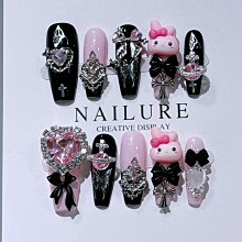 手工穿戴甲 橙色 玫瑰 蝴蝶 學生 高級 顯白 貼片指甲 歷史價格詳細信息