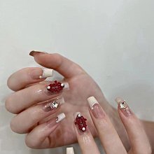 假指甲貼片成品可拆卸穿戴式手甲貼女學生孕婦適合夏天的美甲~特價~美家小鋪 歷史價格詳細信息