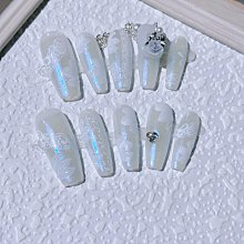 手工美甲貼片復古祖母綠色系穿戴甲顯白純色2023年新款短款高級感 歷史價格詳細信息