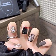 純手工穿戴甲圣誕卡通美甲可愛高級顯白花瓣成品定制【短梯】 歷史價格詳細信息