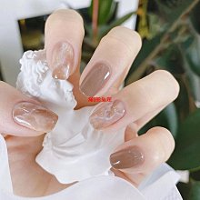 指甲貼片 美甲貼片 指甲片 甲片 美甲片 光療美甲片 贈膠水 果凍膠 橘紅暈染-雪倫小舖 歷史價格詳細信息