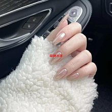 手工穿戴甲海莉白月光美甲貼片仙氣溫柔爆閃鑽指甲片顯白新娘 歷史價格詳細信息