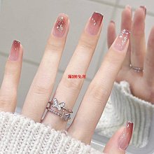 閃粉腮紅玻璃紙純手工定制穿戴甲拆卸手工美甲成品孕婦長梯形顯白 歷史價格詳細信息