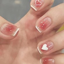 美甲穿戴甲秋冬顯白甲片美甲貼片爆 新款指甲貼美甲貼短款 歷史價格詳細信息
