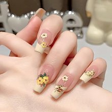 夏日新款純手工穿戴甲冰透晶石貓眼美甲貼片成品假指甲可拆卸 指甲貼片 美甲片 指甲貼350 LX063 歷史價格詳細信息