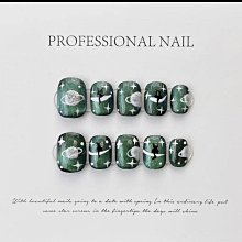 【純手工實拍】手工穿戴甲水冰月蝴蝶結短款光療美甲成品貼片法式 指甲貼片 美甲片 指甲貼27 LX063 歷史價格詳細信息