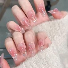 【台灣現貨送五配件包】 ❤️布契拉提 純手工美甲❤️隔日到貨❤️粉晶石貓眼 手工穿戴甲 指甲貼片 HNP036 歷史價格詳細信息