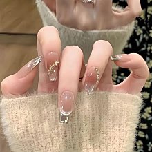 【台灣現貨送五配件包】 ❤️布契拉提 純手工美甲❤️隔日到貨❤️粉晶石貓眼 手工穿戴甲 指甲貼片 HNP036 歷史價格詳細信息