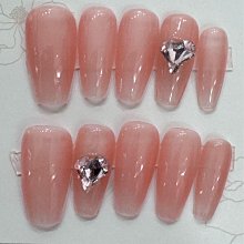 手工美甲穿戴甲 新娘孕婦可拆卸亮片閃鑽純欲 假指甲貼片光療美甲 歷史價格詳細信息